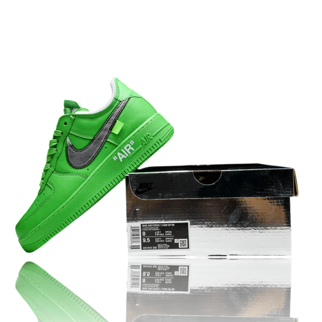 Off-White x AF1 'Light Green Spark'