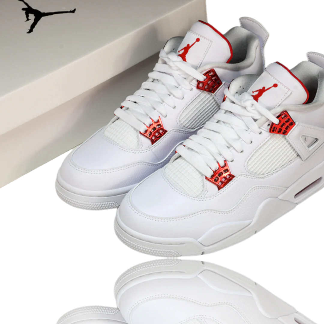AJ4 Retro 'Metallic Red'