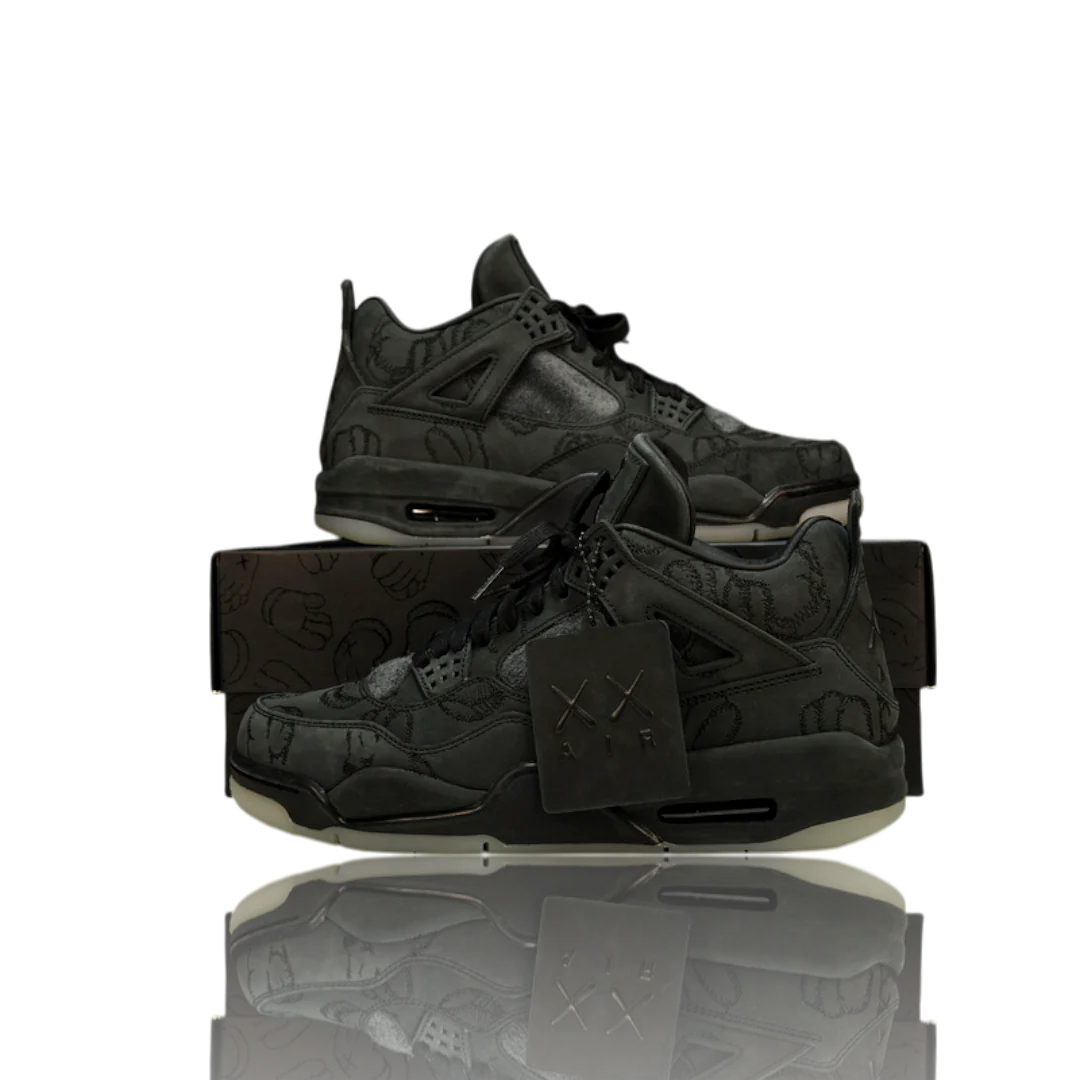 KAWS x AJ4 Retro 'Black'