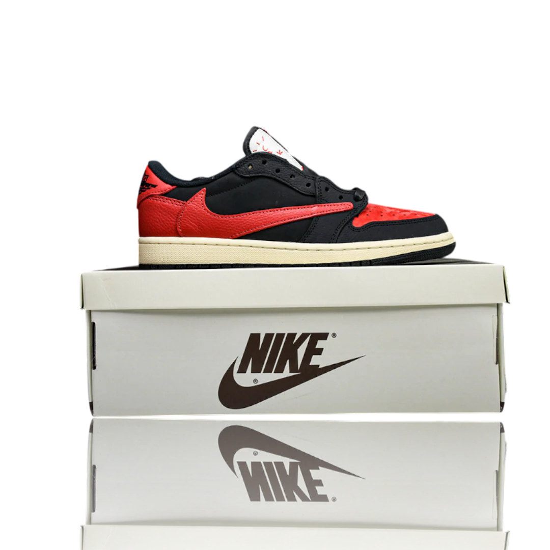 (Unreleased) Travis Scott x AJ1 Retro Low 'Black Red'