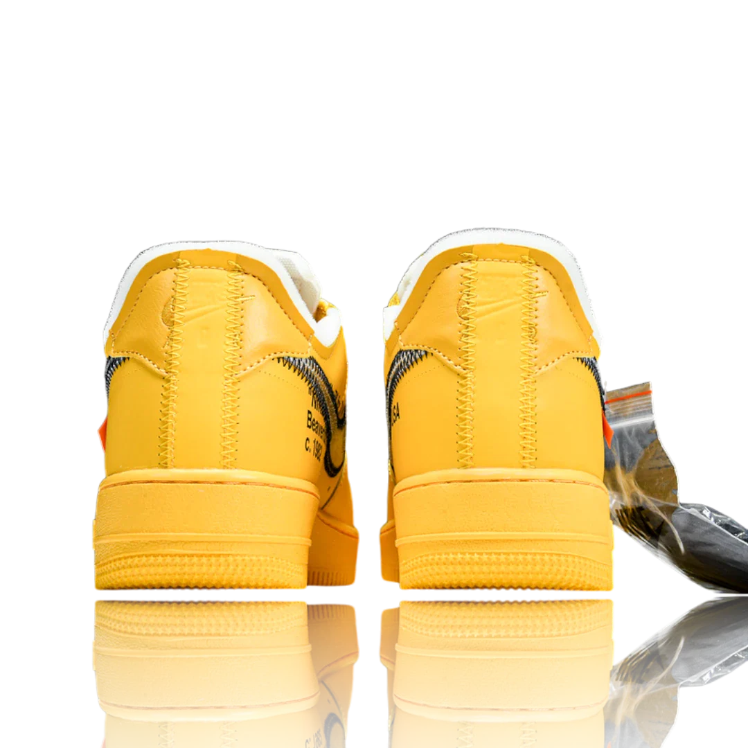 Off-White x AF1 'University Gold'