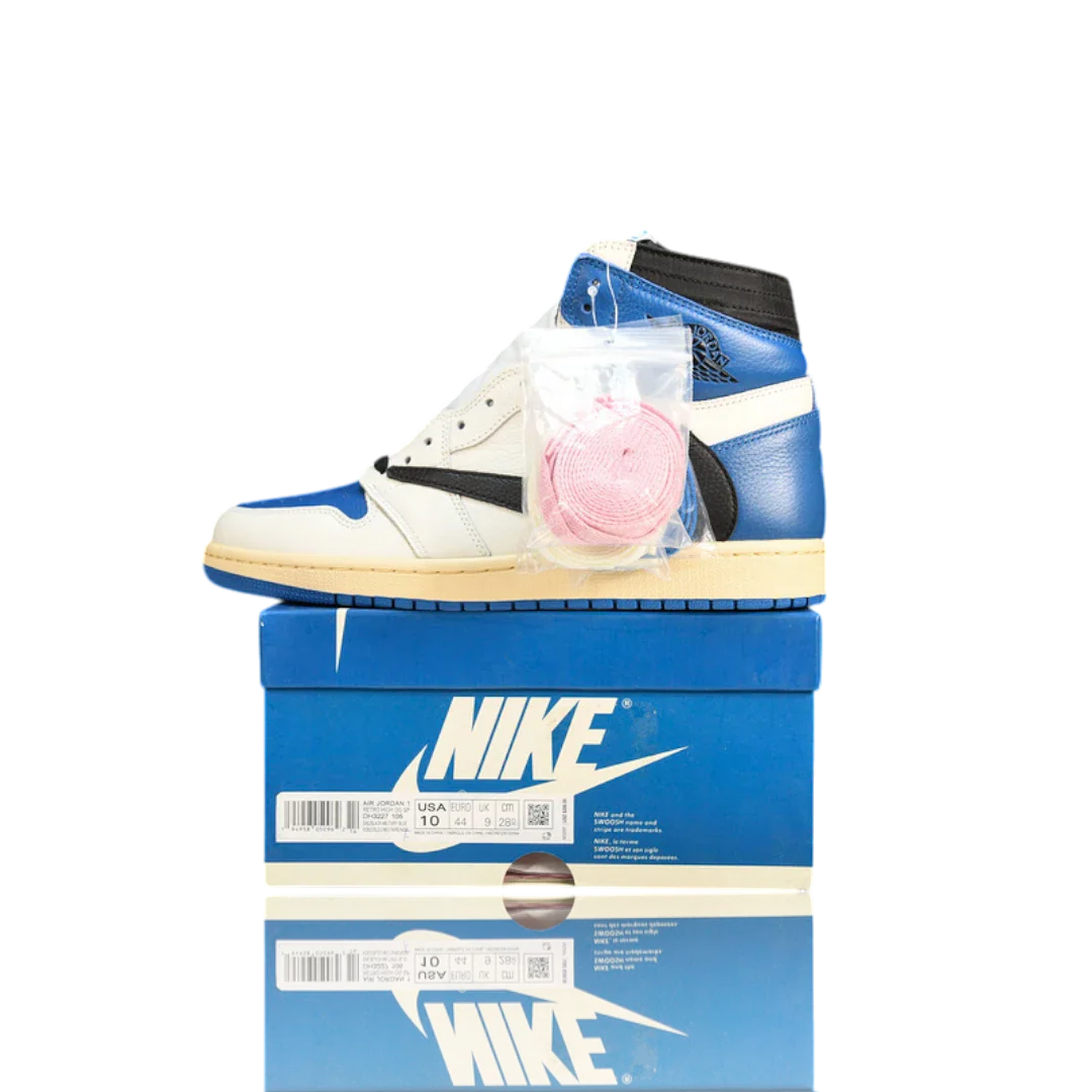 Travis Scott x AJ1 High x Fragment 'Military Blue'