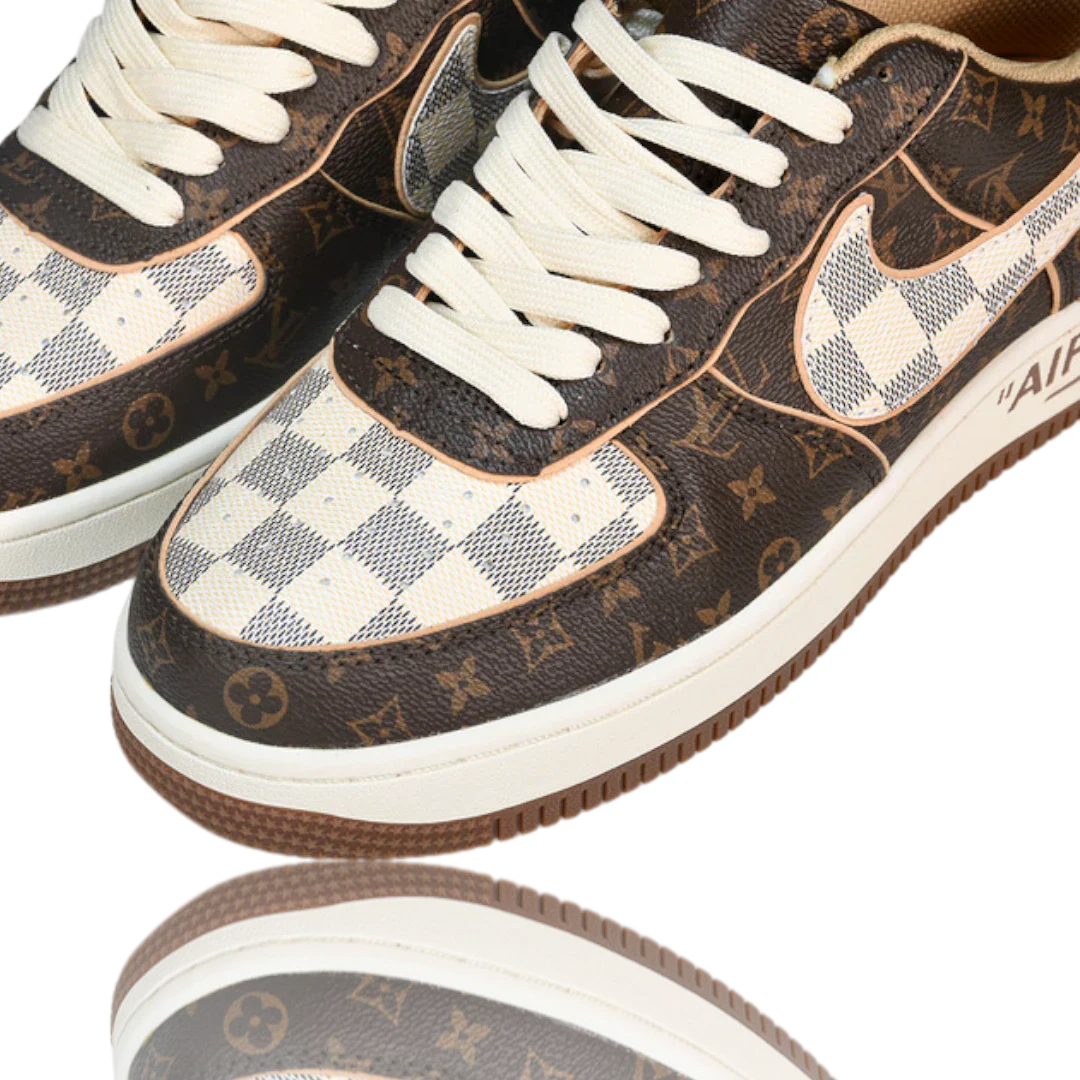 Louis Vuittоп x AF1 By Virgil Abloh 'Monogram Brown'