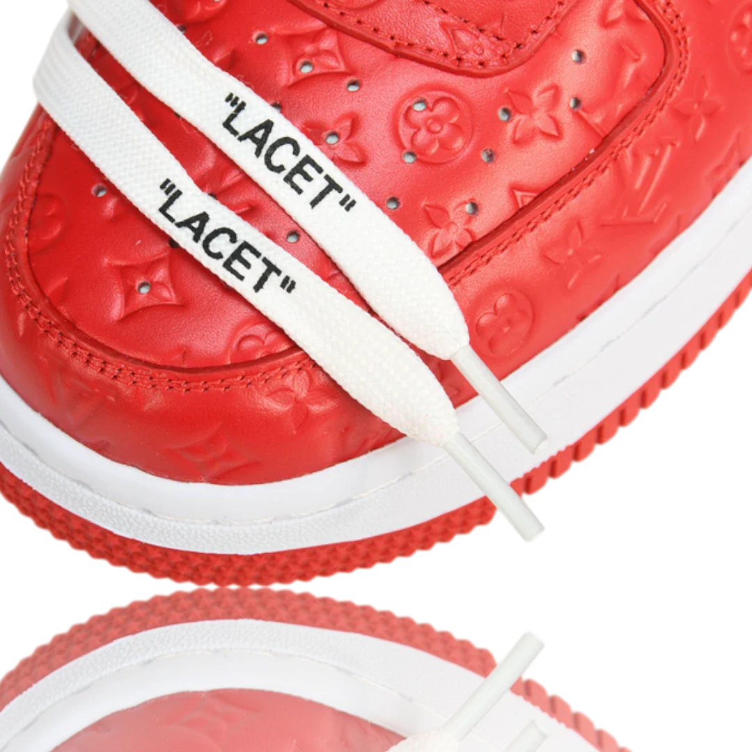 Louis Vuittоп x AF1 By Virgil Abloh 'White Red'