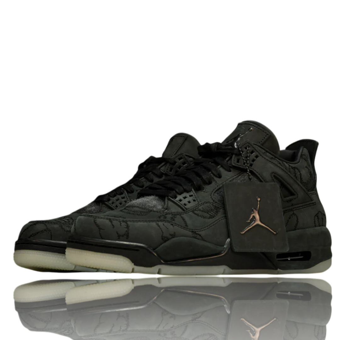 KAWS x AJ4 Retro 'Black'