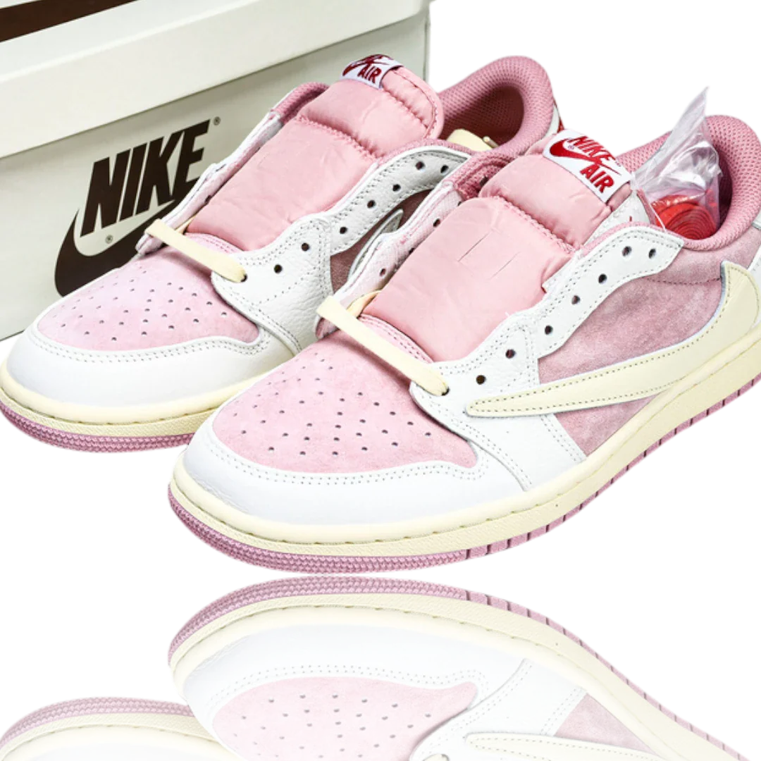 Travis Scott x AJ1 Low OG 'Shy Pink'