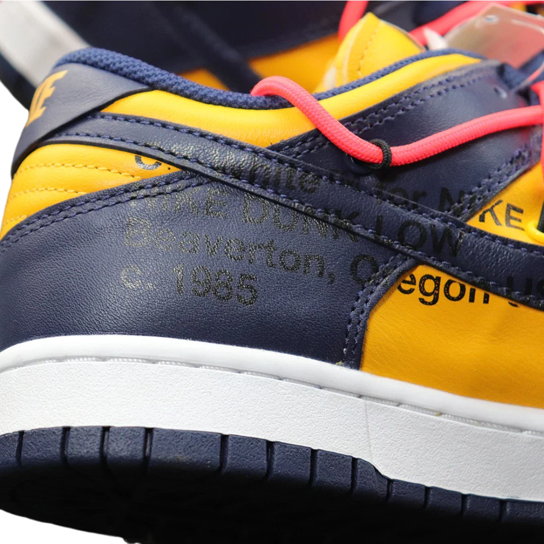 Off-White x SB Dnk Low 'University Gold'
