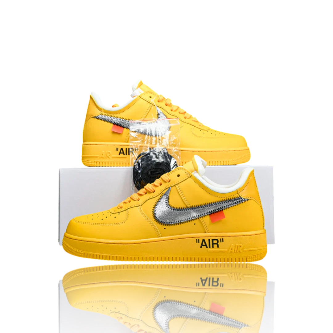 Off-White x AF1 'University Gold'