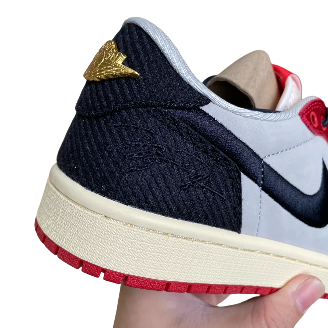 AJ1 Retro Low OG x Trophy Room 'Rookie Card' Away