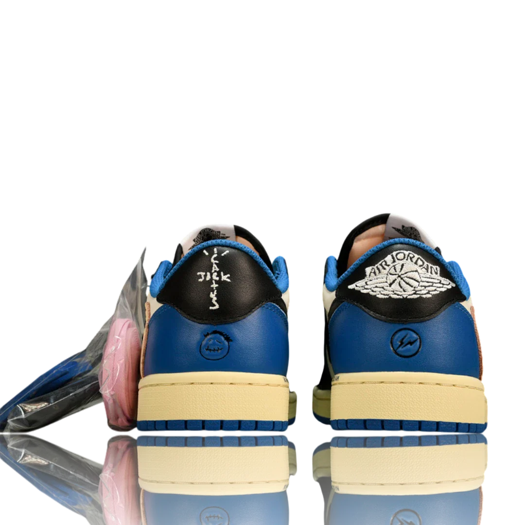 Travis Scott x AJ1 Low OG Fragment 'Military Blue'