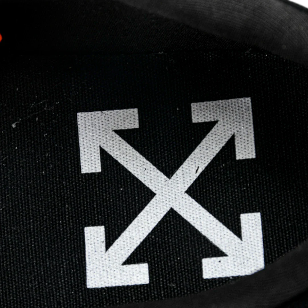 Off-White Vulc Low 'Black' ('C 2018) Old Stripes