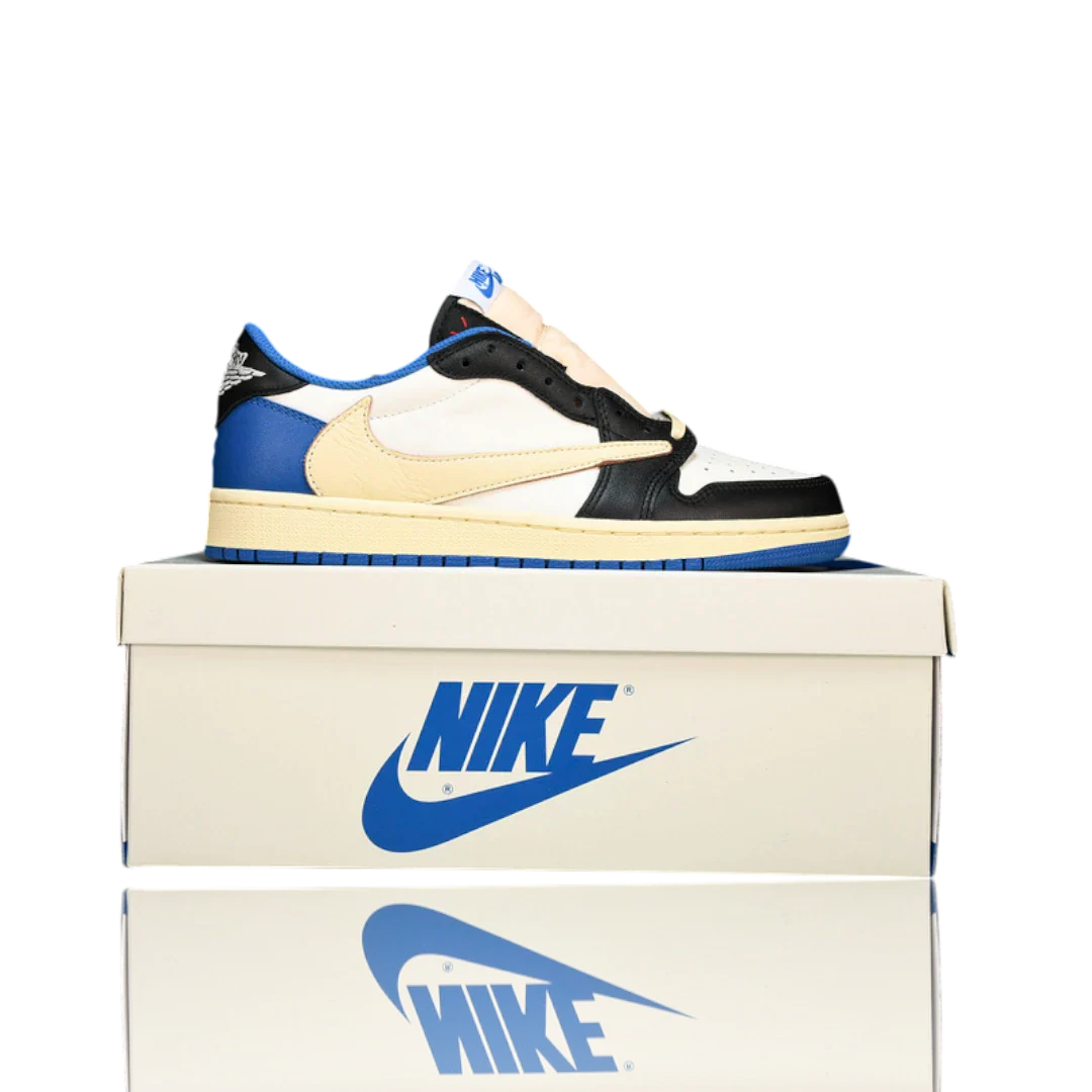 Travis Scott x AJ1 Low OG Fragment 'Military Blue'