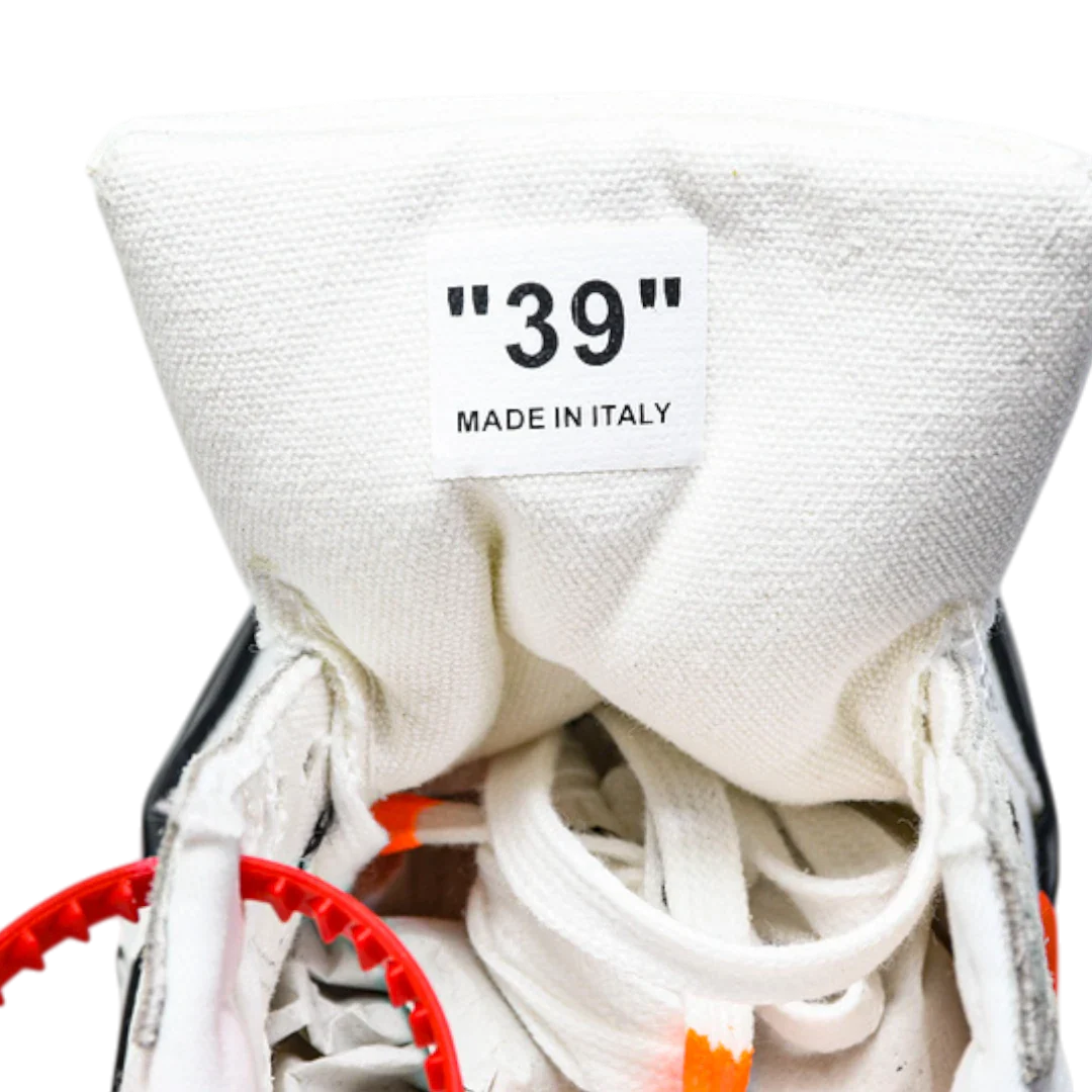 Off-White Vulc Low 'White' ('C 2018)  Old Stripes