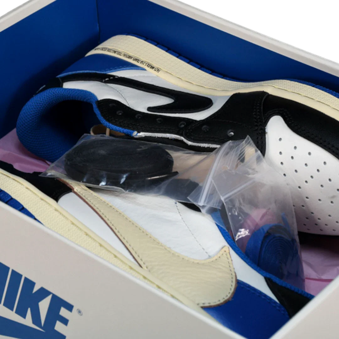 Travis Scott x AJ1 Low OG Fragment 'Military Blue'