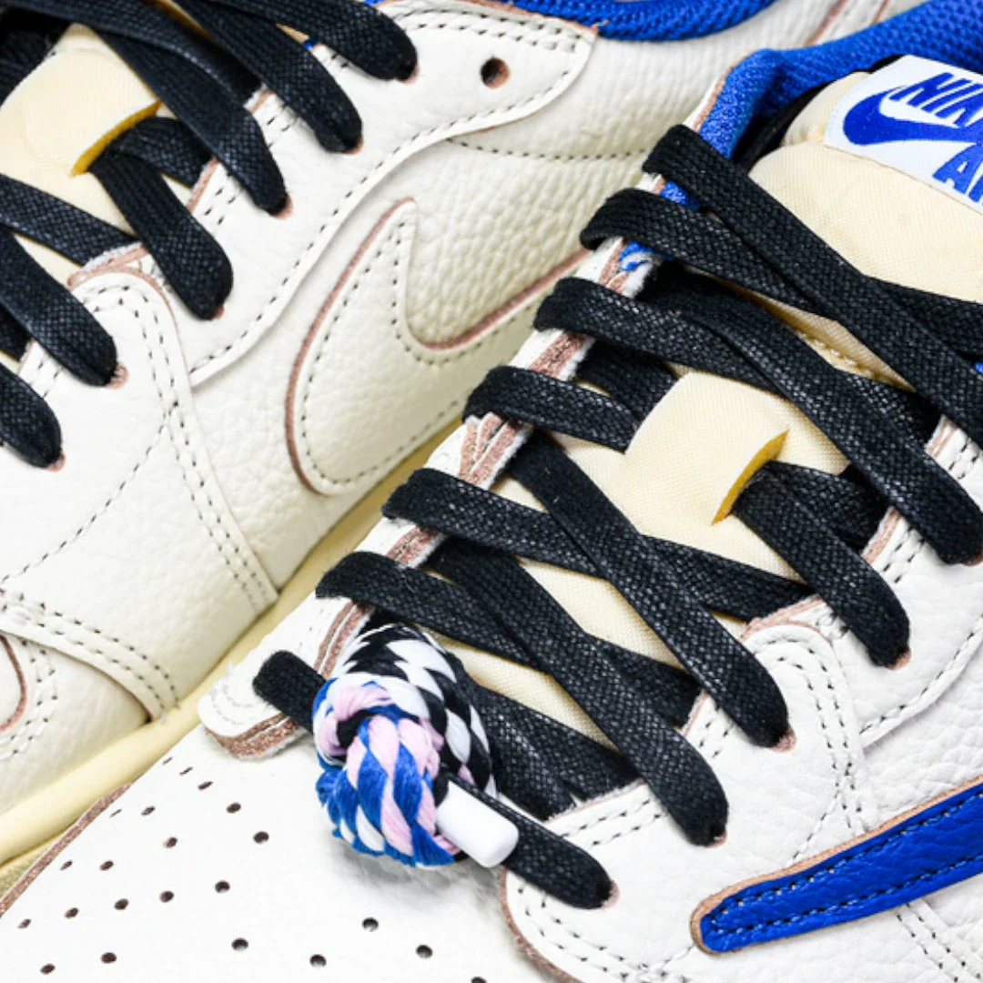 Travis Scott x Fragment AJ1 Low OG 'Sail Military Blue'