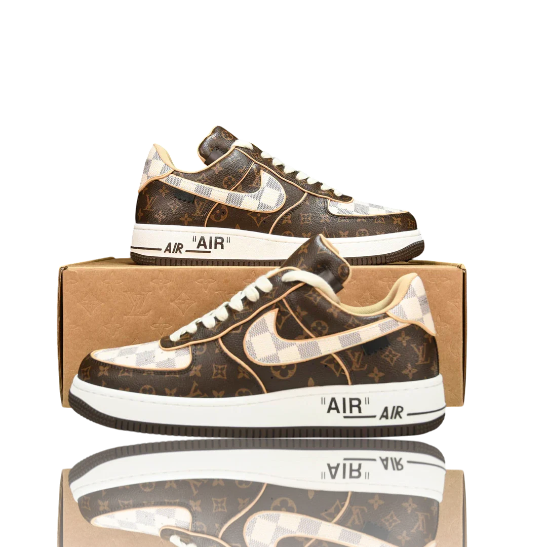Louis Vuittоп x AF1 By Virgil Abloh 'Monogram Brown'