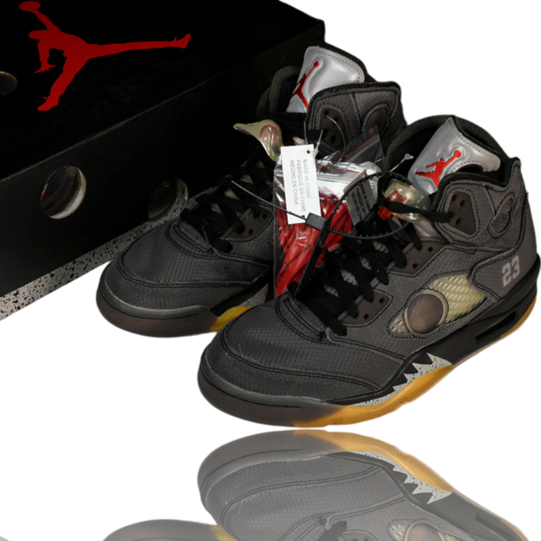 Off-White x AJ5 Retro 'Muslin'