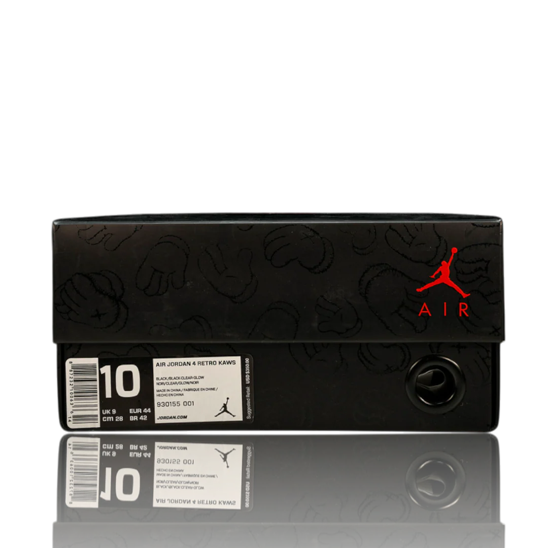 KAWS x AJ4 Retro 'Black'