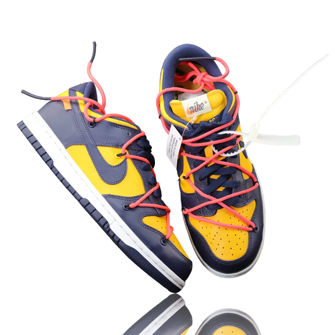 Off-White x SB Dnk Low 'University Gold'