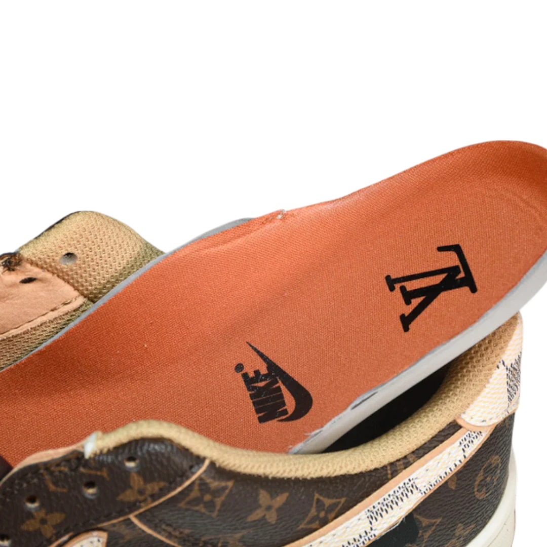 Louis Vuittоп x AF1 By Virgil Abloh 'Monogram Brown'