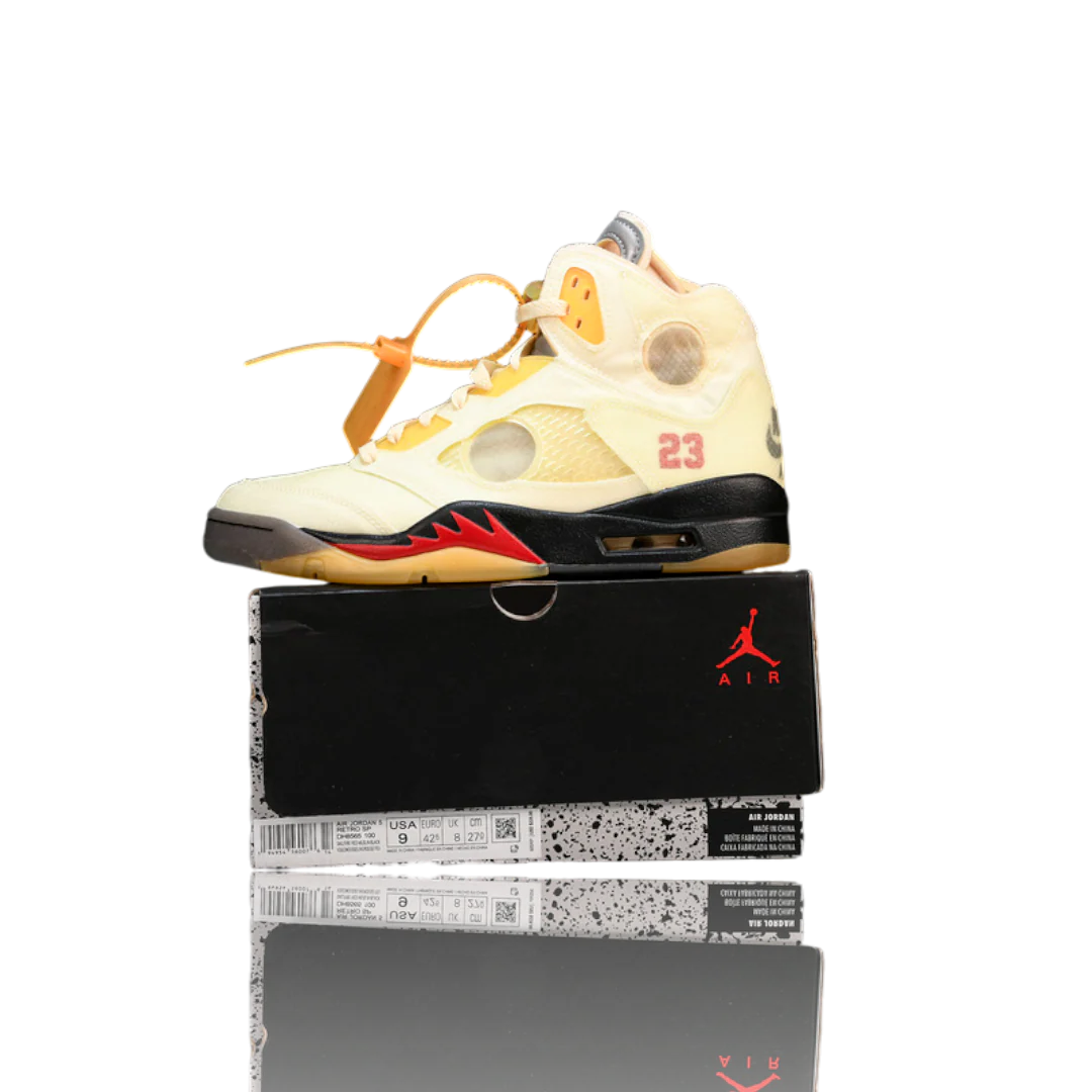 Off-White x AJ5 Retro 'Sail'