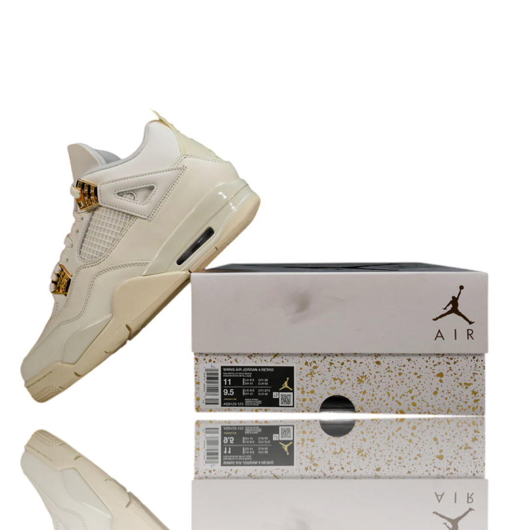 AJ4 Retro 'Metallic Gold'