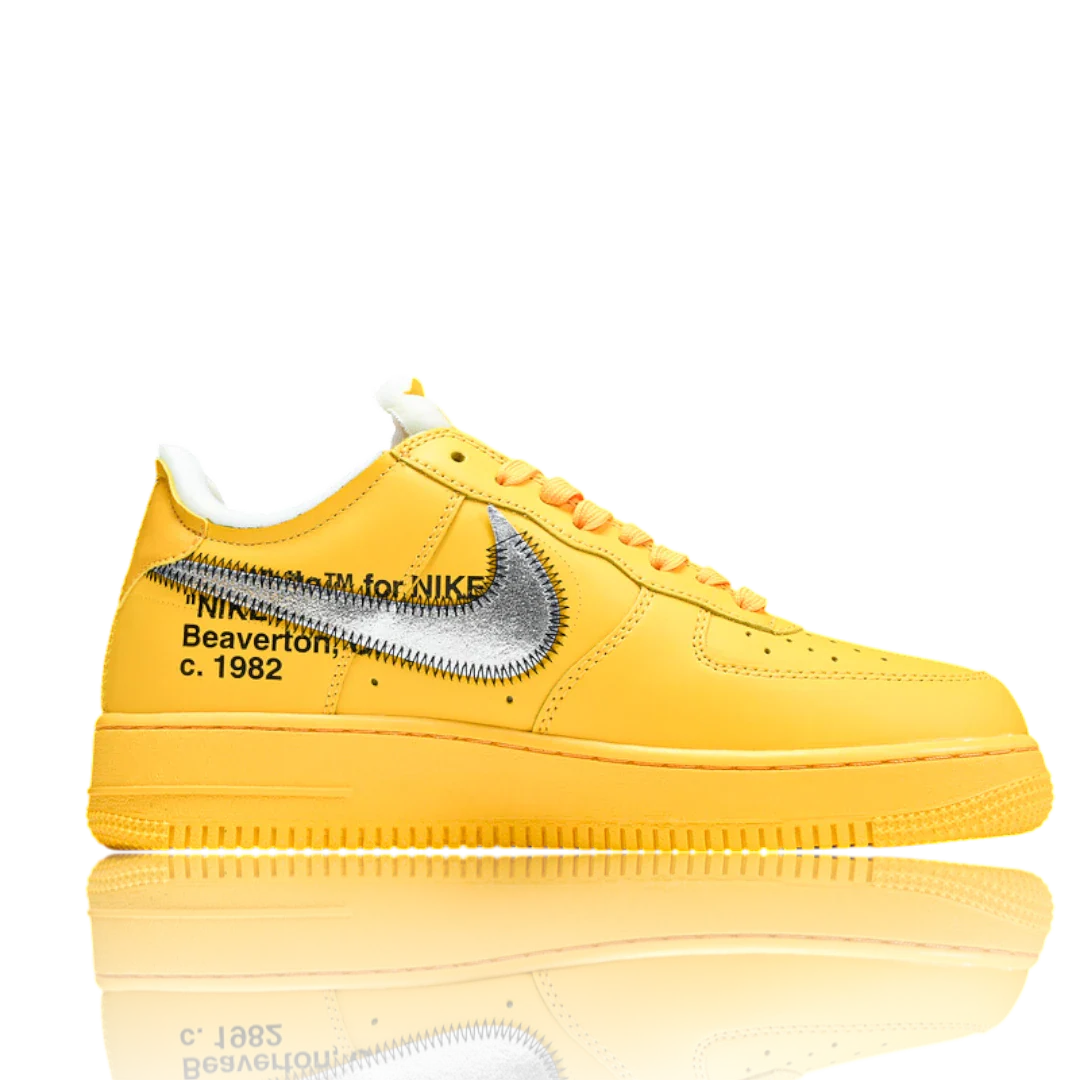 Off-White x AF1 'University Gold'