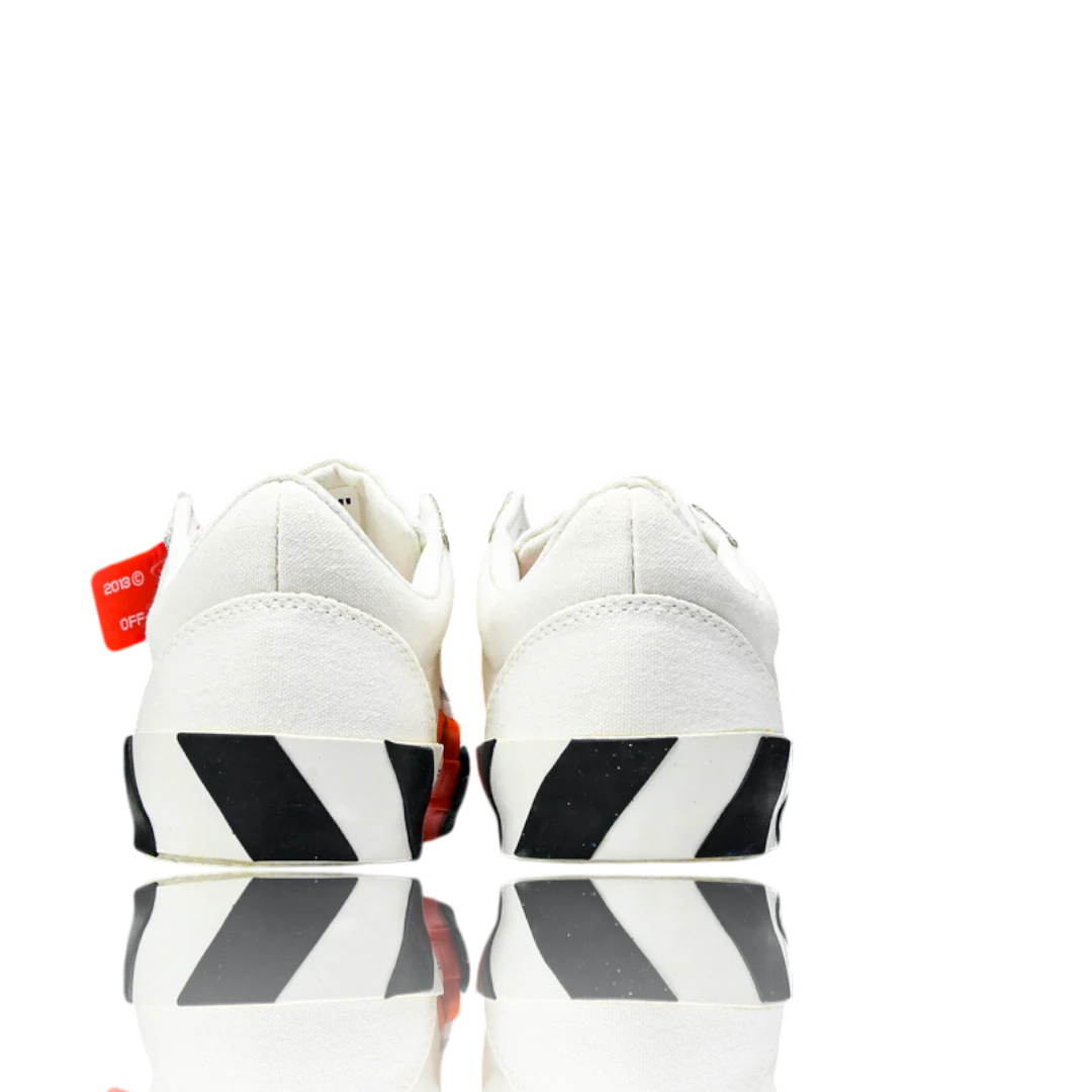 Off-White Vulc Low 'White' ('C 2018)  Old Stripes