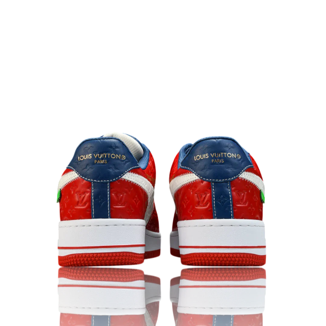 Louis Vuittоп x AF1 By Virgil Abloh 'White Red Blue'