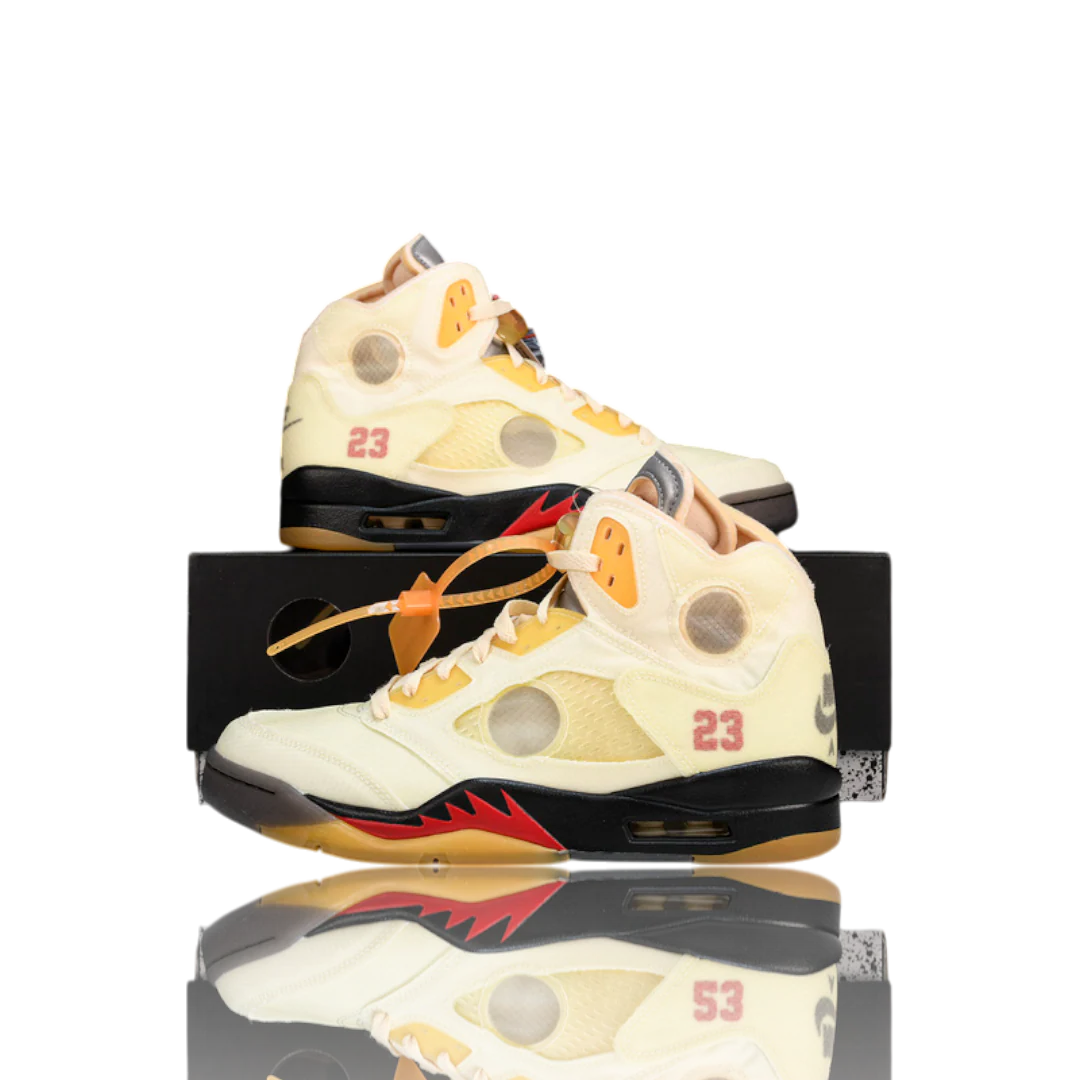 Off-White x AJ5 Retro 'Sail'