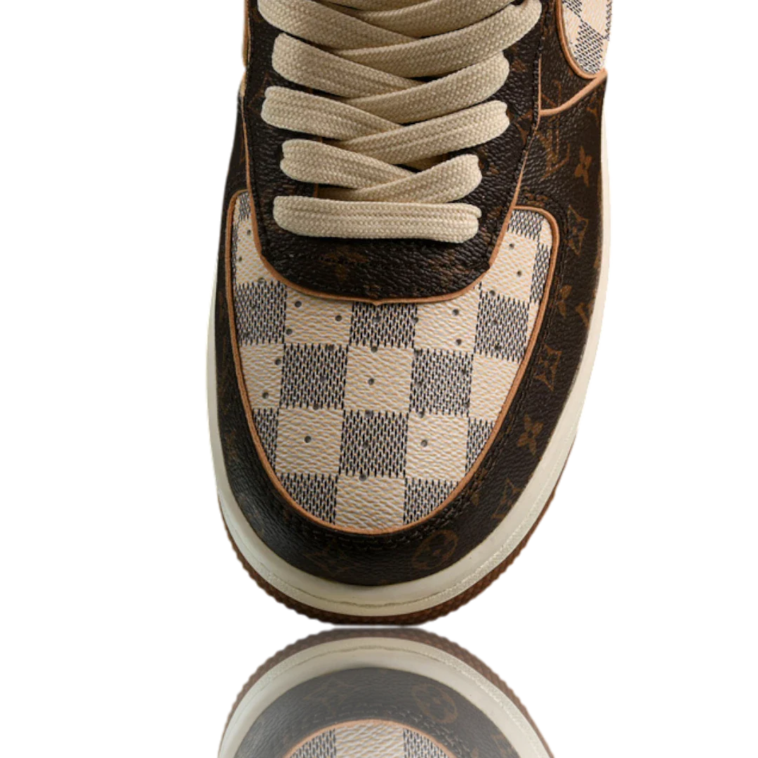 Louis Vuittоп x AF1 By Virgil Abloh 'Monogram Brown'
