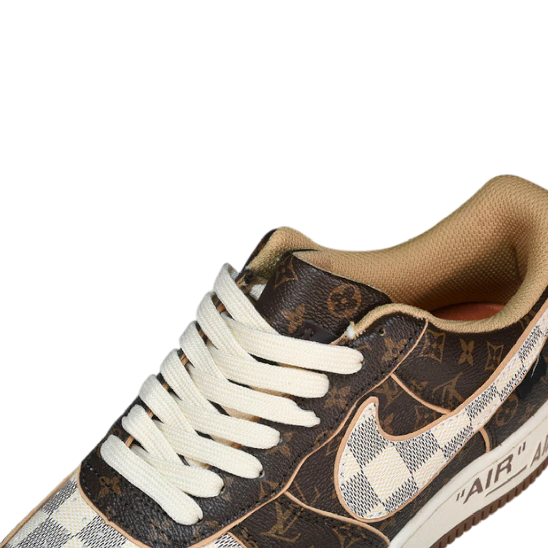 Louis Vuittоп x AF1 By Virgil Abloh 'Monogram Brown'