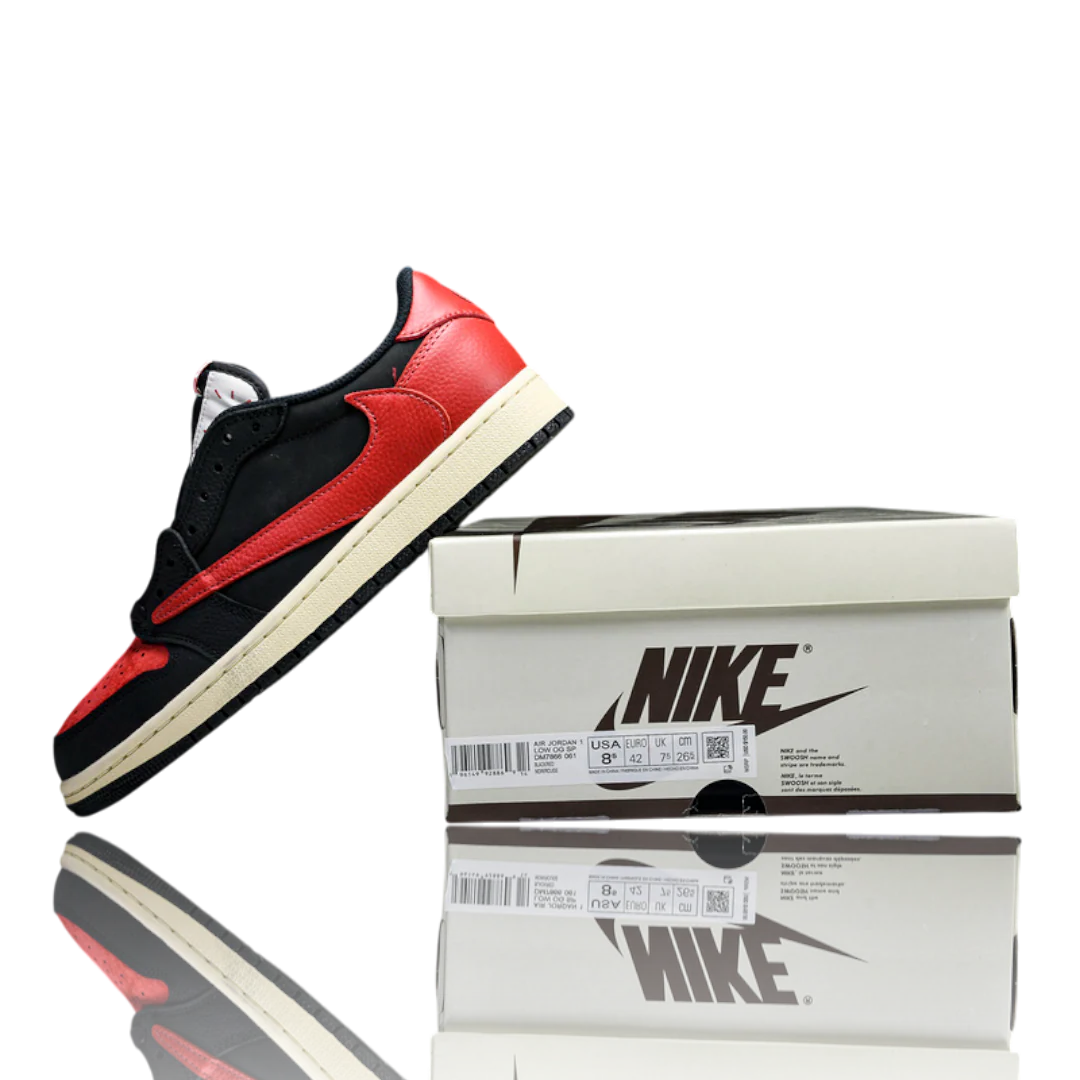 (Unreleased) Travis Scott x AJ1 Retro Low 'Black Red'