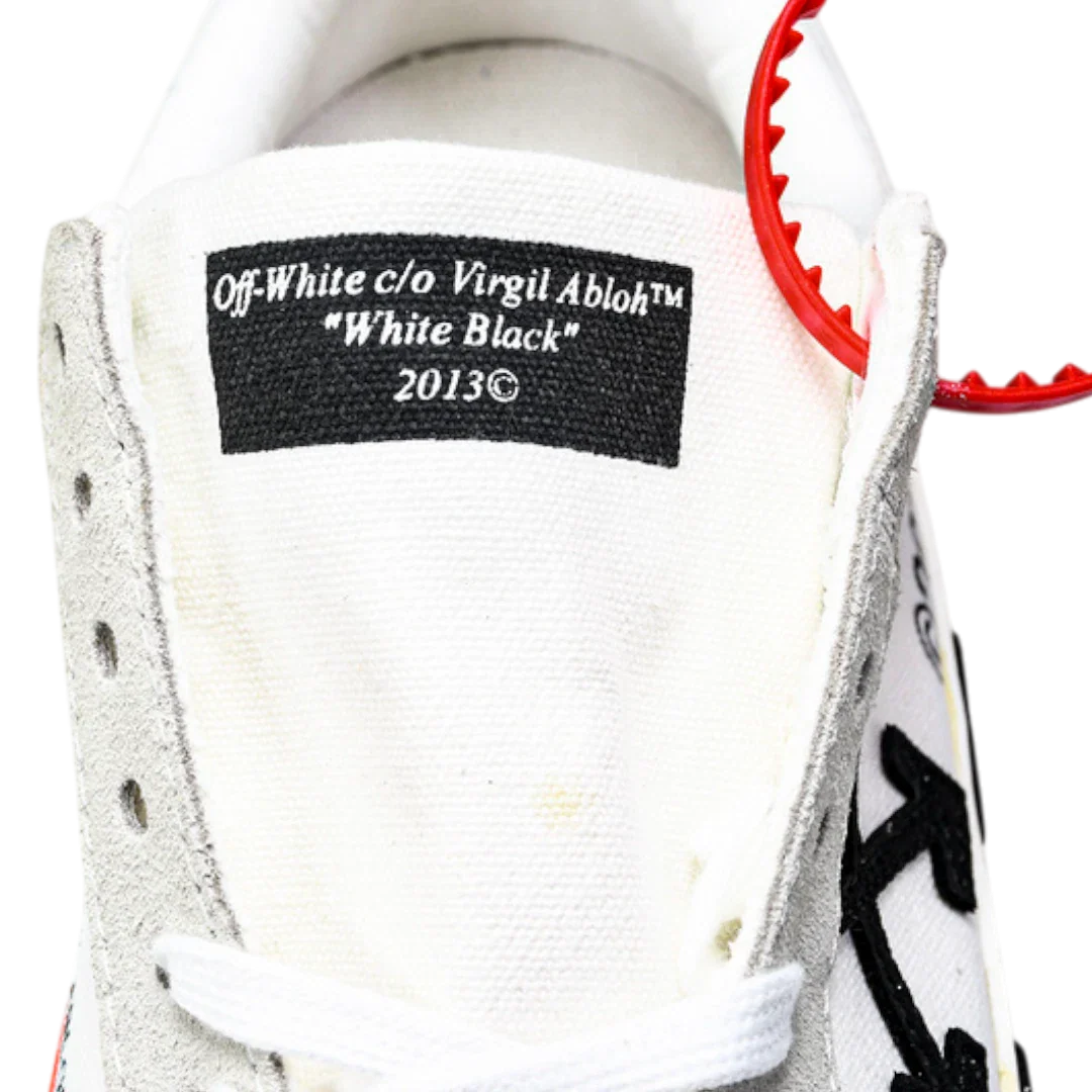 Off-White Vulc Low 'White' ('C 2018)  Old Stripes