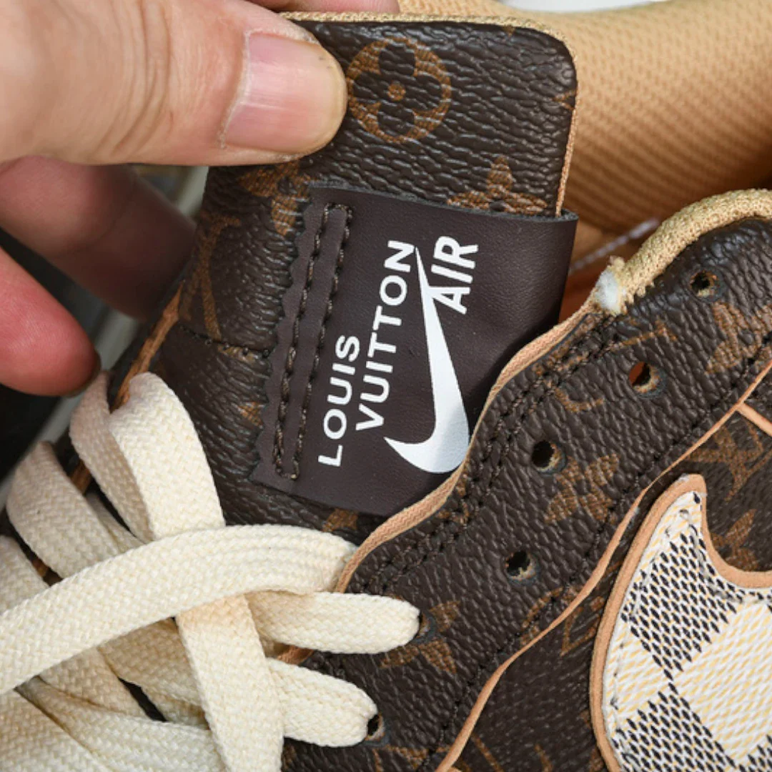 Louis Vuittоп x AF1 By Virgil Abloh 'Monogram Brown'
