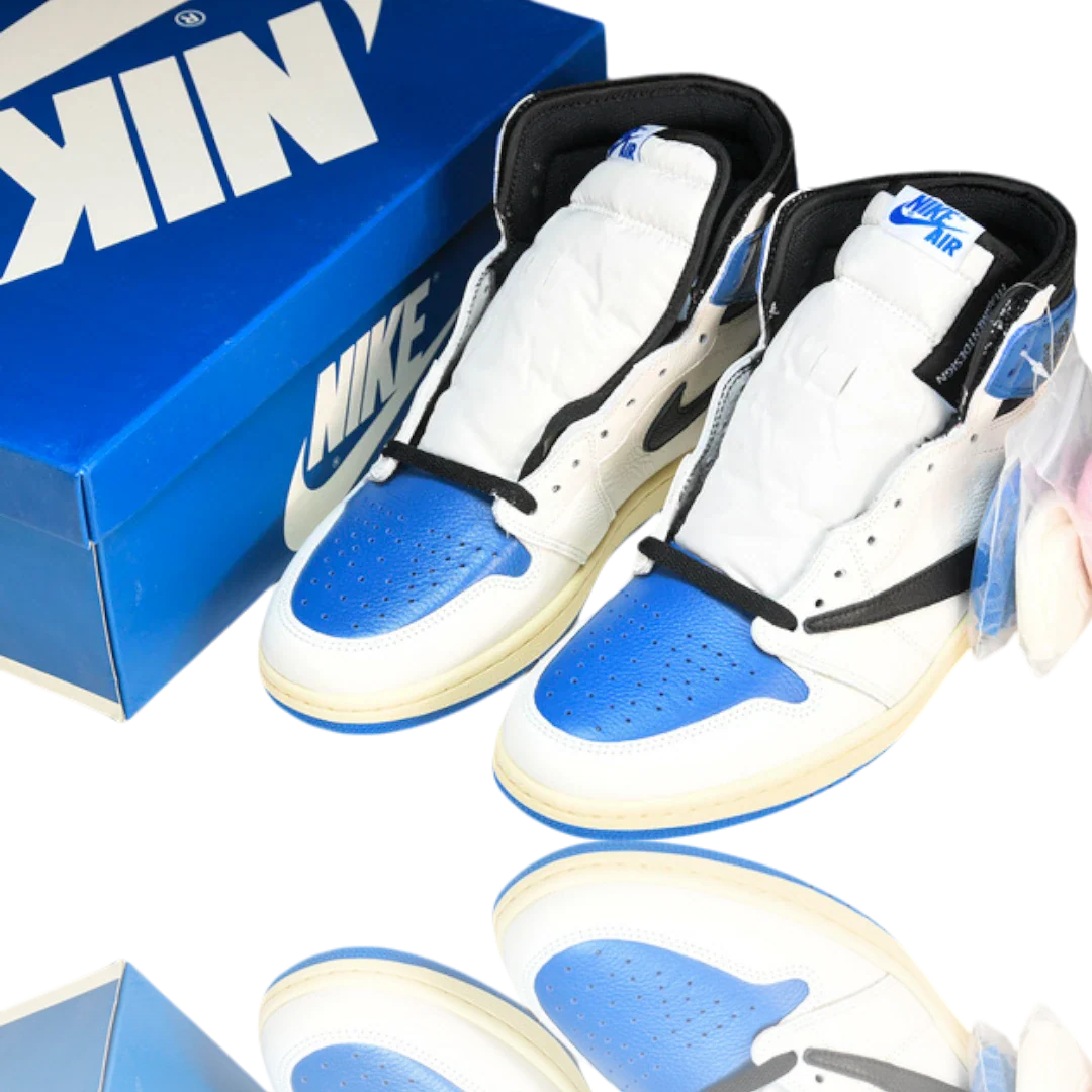 Travis Scott x AJ1 High x Fragment 'Military Blue'