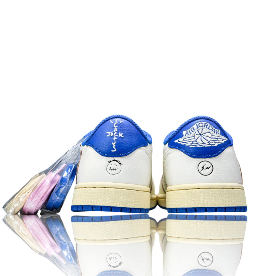 Travis Scott x Fragment AJ1 Low OG 'Sail Military Blue'