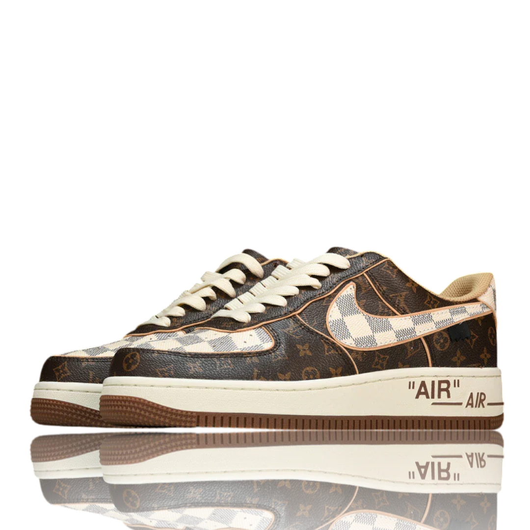 Louis Vuittоп x AF1 By Virgil Abloh 'Monogram Brown'