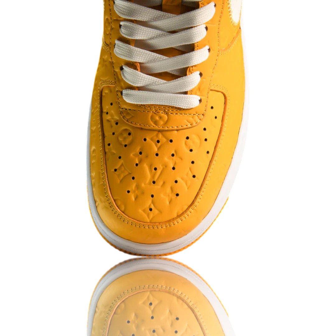 Louis Vuittоп x AF1 By Virgil Abloh 'White Yellow'