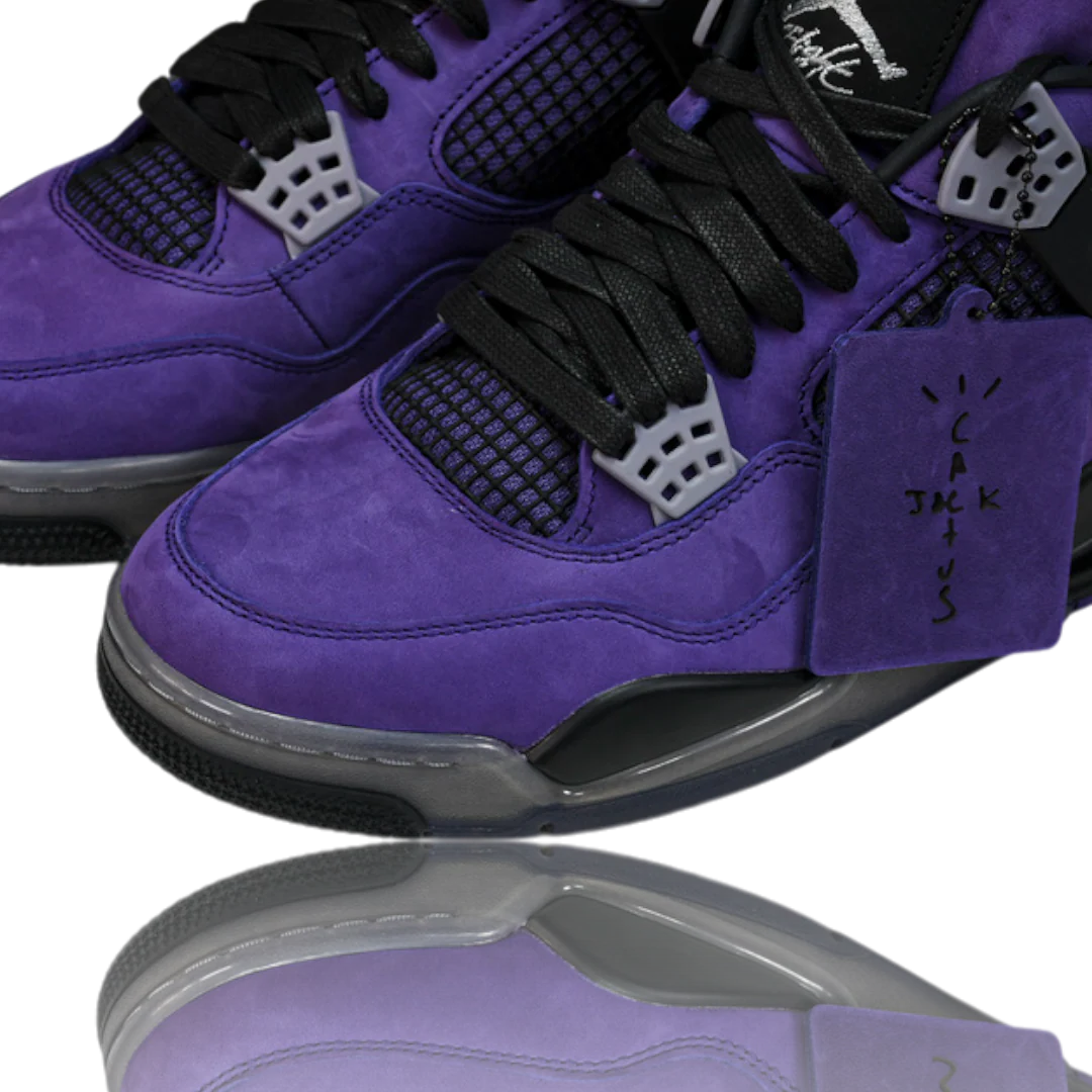 Travis Scott x AJ4 Retro Purple 'Friends and Family'