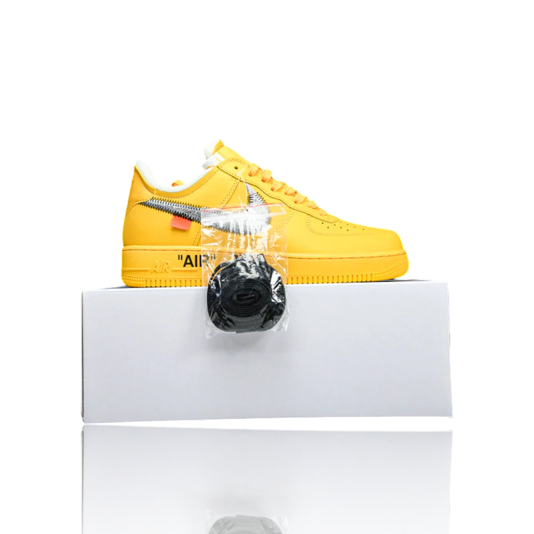 Off-White x AF1 'University Gold'