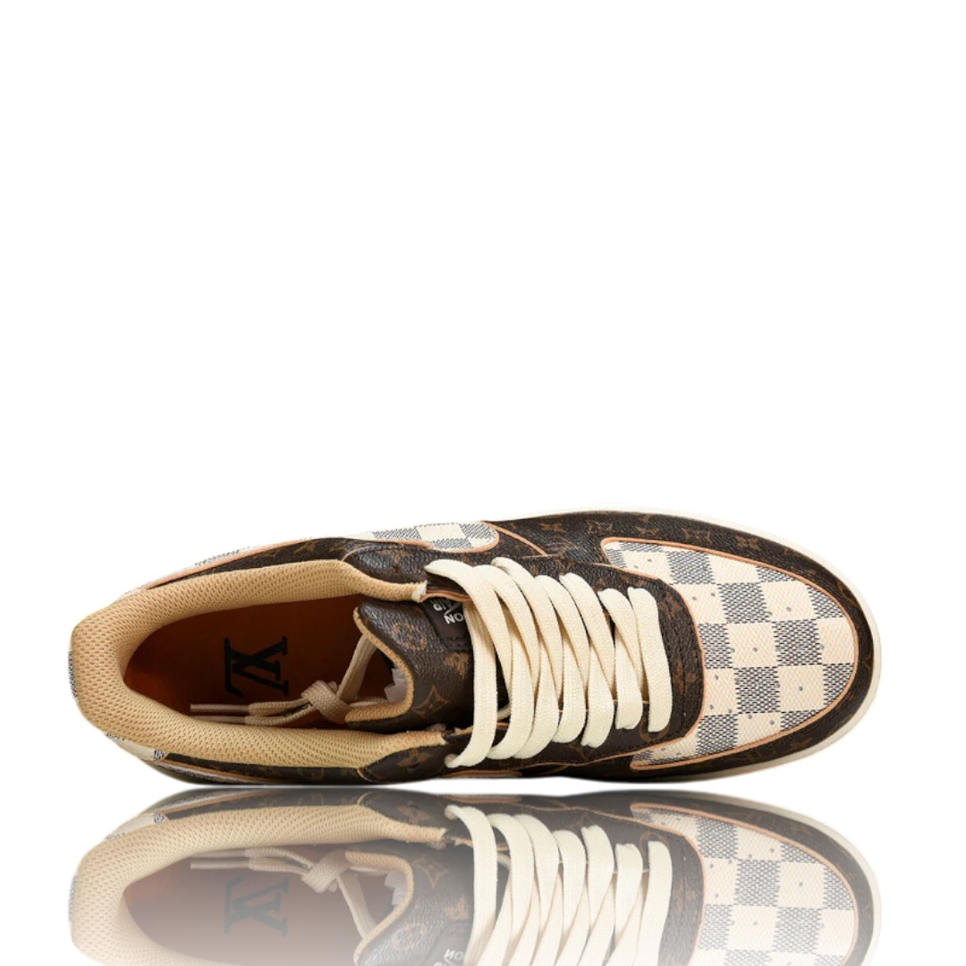 Louis Vuittоп x AF1 By Virgil Abloh 'Monogram Brown'