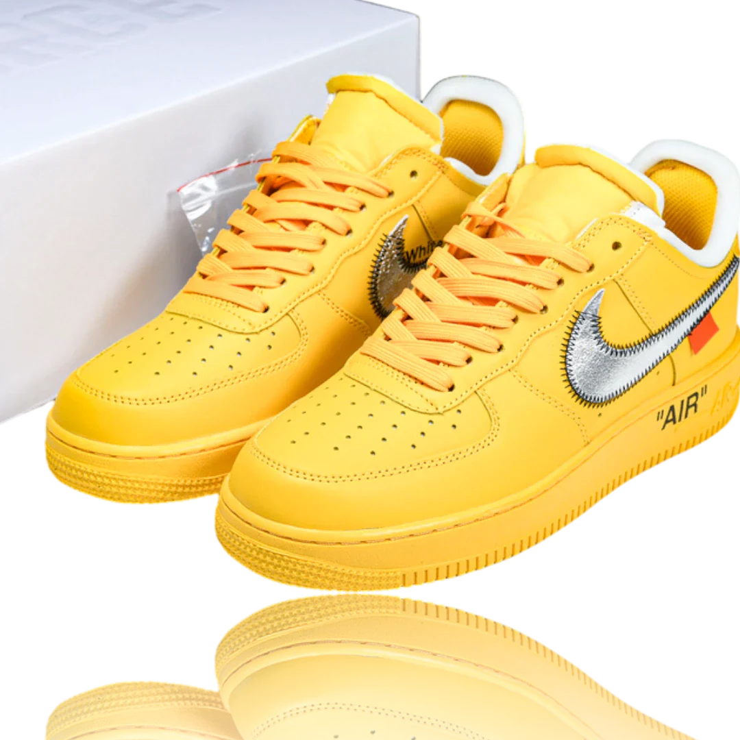 Off-White x AF1 'University Gold'