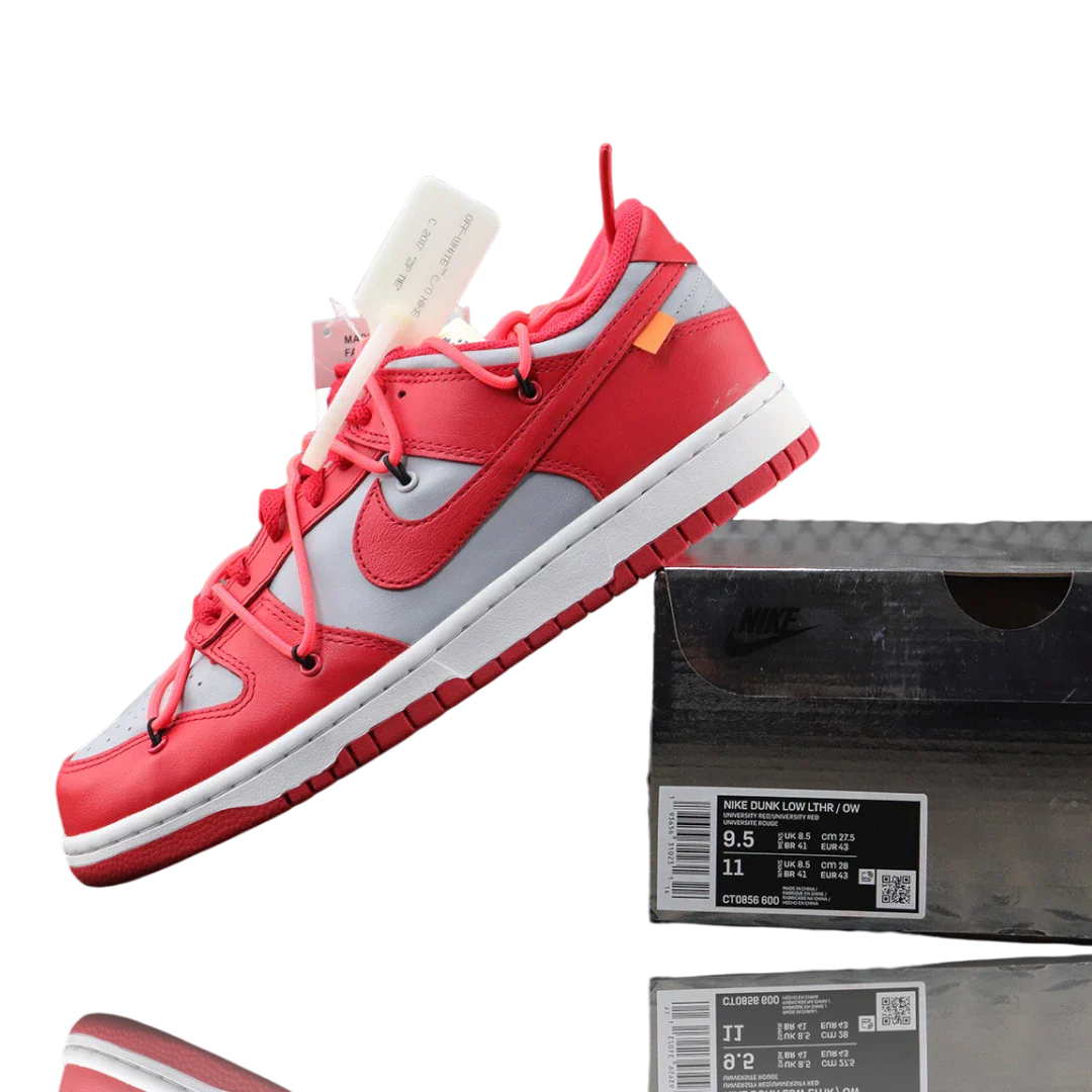 Off-White x SB Dnk Low 'University Red'