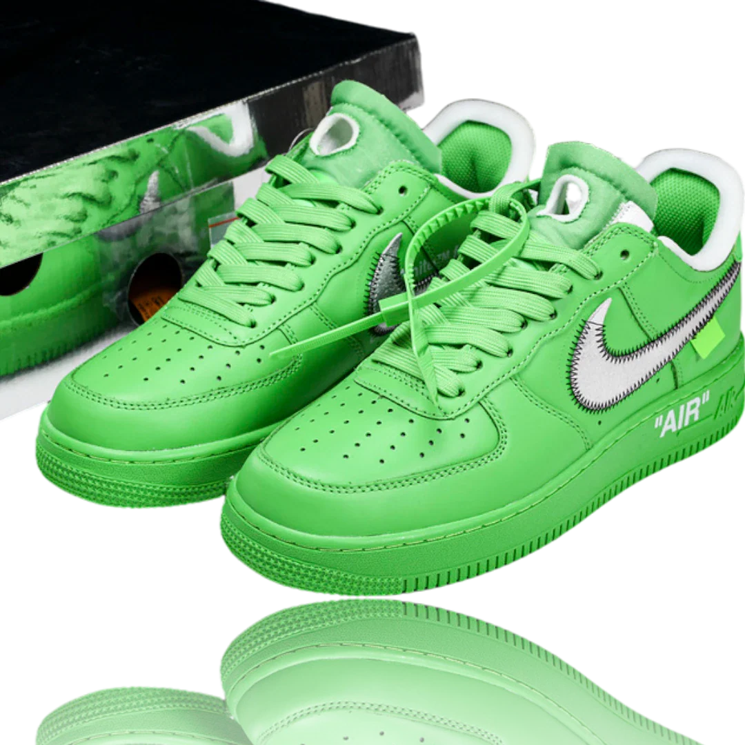Off-White x AF1 'Light Green Spark'