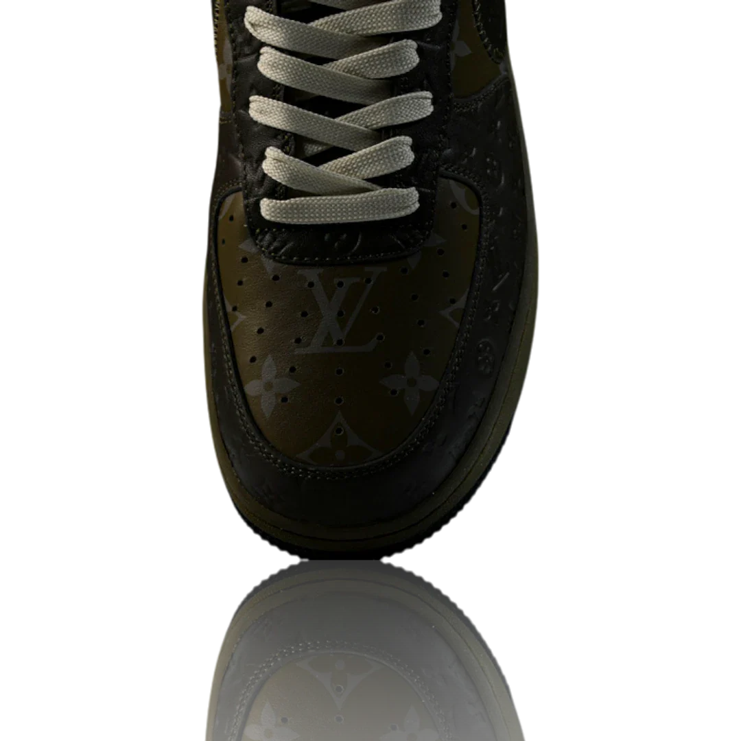 Louis Vuittоп x AF1 By Virgil Abloh 'Brown Grey'
