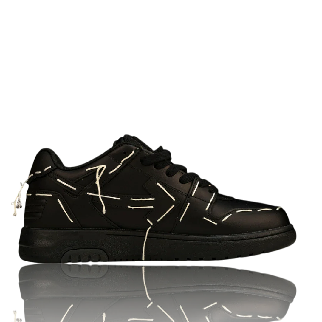 Off-White Out Of Office Low Top - Sartorial Stitch 'Black'