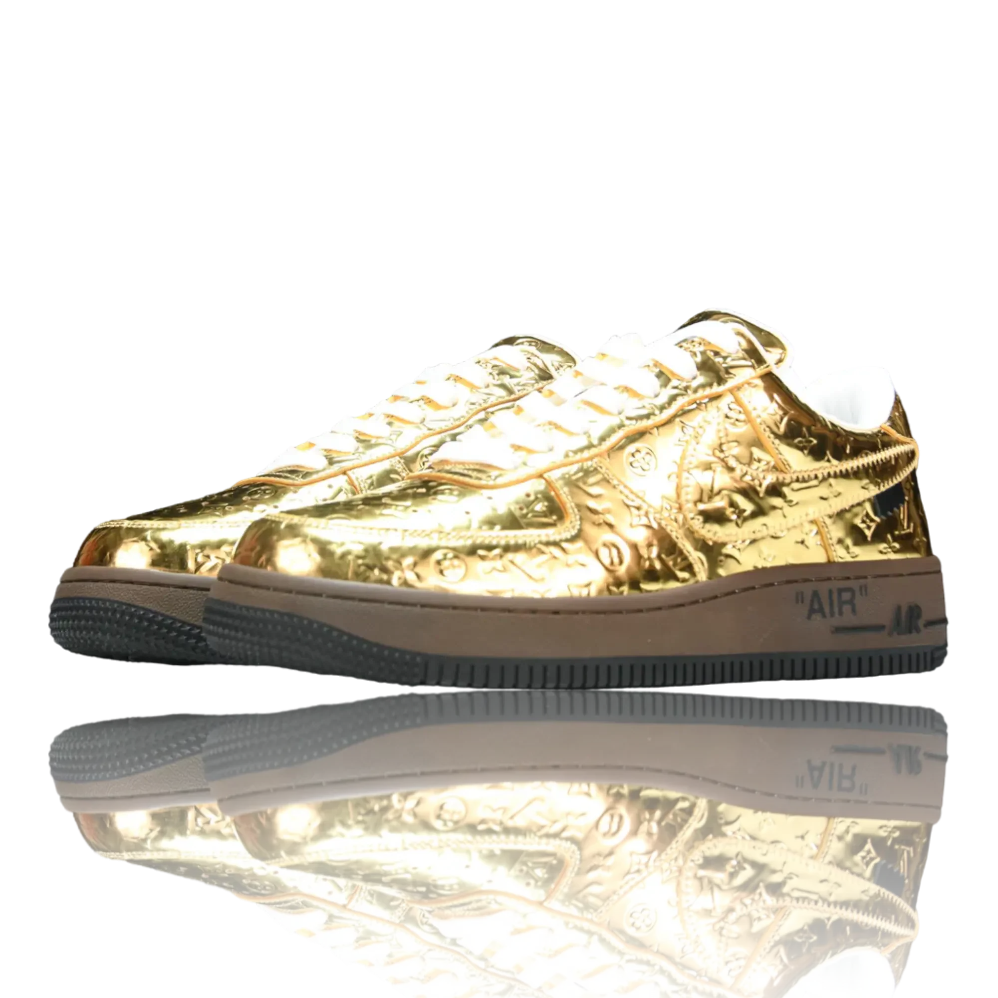 Louis Vuittоп x AF1 By Virgil Abloh 'Metallic Gold'