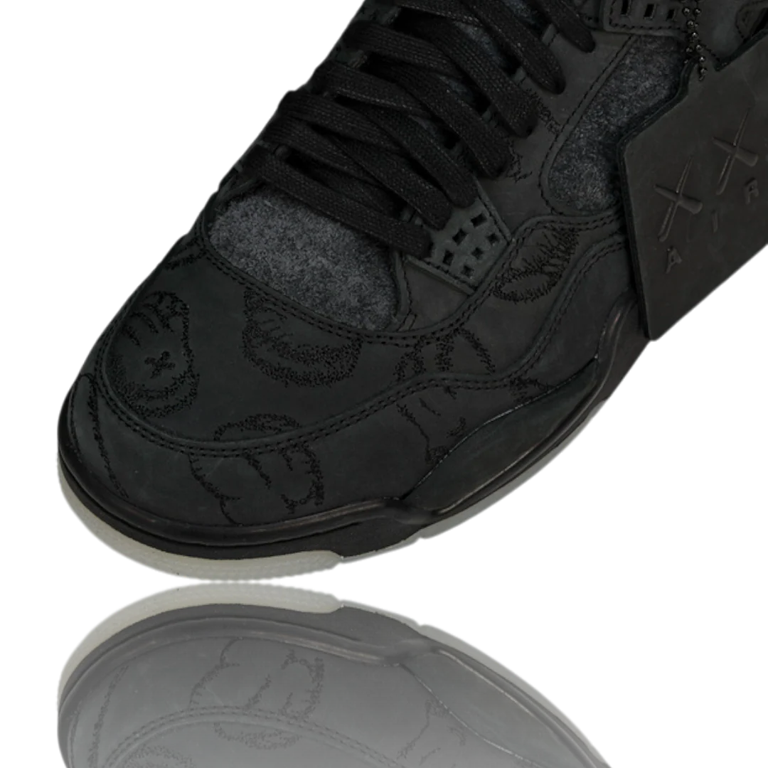 KAWS x AJ4 Retro 'Black'