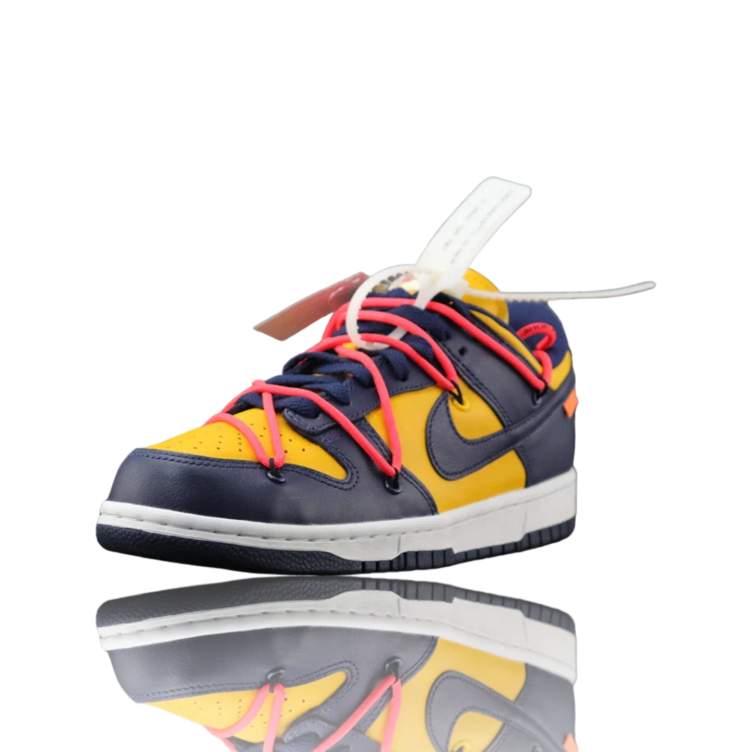 Off-White x SB Dnk Low 'University Gold'